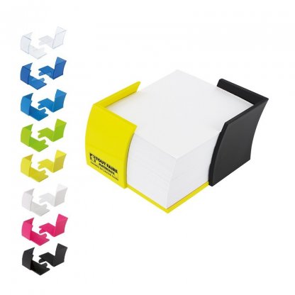 Porte Bloc Note Cube Promotionnel En Plastique Cristal Polystyrène Toutes Couleurs MIX COLOR MEMO