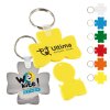 Porte Clés, Porte Jeton, Gratte Jeu Trèfle Promotionnel En Plastique ABS Toutes Couleurs