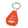 Porte Clés, Porte Jeton Publicitaire En Plastique ABS Orange Porte Clés, Porte Jeton Publicitaire En Plastique ABS Orange