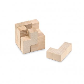 Puzzle cube 7 pièces publicitaire en bois - cube - TRIKESNATS
