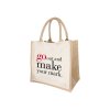 Sac Cabas Personnalisé Normes Alimentaires En Toile De Jute Et Coton 30x30x20cm Logo Face KALYAN Sac Cabas Personnalisé Normes Alimentaires En Toile De Jute Et Coton 30x30x20cm Logo Face KALYAN