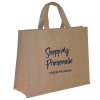 Sac Cabas Promotionnel Normes Alimentaires En Toile De Jute 42x33x16cm CHENNAI