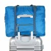 Sac De Voyage Pliable Personnalisable En Bouteilles Plastiques Recyclées Bleu Sur Valise KEYFLY