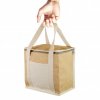 Sac Isotherme Personnalisé En Jute 20x16x23 Porté Mains NATURLUNCH Sac Isotherme Personnalisé En Jute 20x16x23 Porté Mains NATURLUNCH