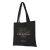 Sac Shopping Personnalisable En Coton Naturel 160g 38x42cm Noir MADURAI