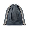 Sac Shopping Personnalisé En Coton Recyclé 140g 38x42cm Bleu MOIRADUO