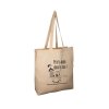 Sac Shopping Promotionnel En Coton Recyclé 150g 38x42x10cm Naturel JHANSI