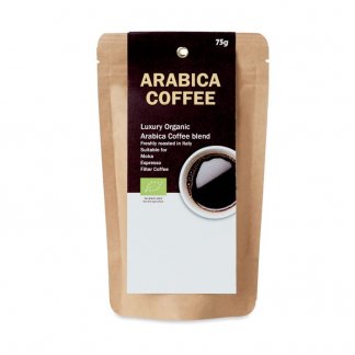 Sachet publicitaire de café moulu bio - ARABICA
