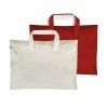 Sacoche Affaires Publicitaire En Coton Biologique écru, Rouge BIOBIZ
