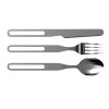 Set 3 Couverts En Acier Inoxydable Publicitaire A Plat GOBI COUVERTS Set 3 Couverts En Acier Inoxydable Publicitaire A Plat GOBI COUVERTS