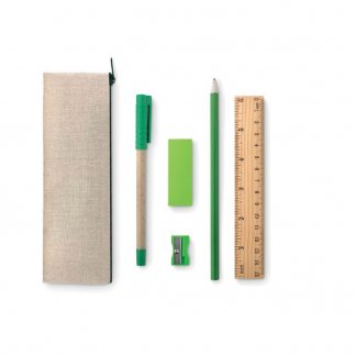 Set écriture en jute, coton, bambou, papier publicitaire - TEKINA