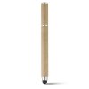 Mini Stylet / Stylo 2 En 1 Publicitaire En Papier Kraft Naturel PAPYRUS