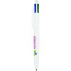 Stylo Bille 4 Couleurs Publicitaire éco Conçu Et Certifié Blanc BIC 4 COLOURS