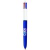 Stylo Bille 4 Couleurs Publicitaire éco Conçu Et Certifié Bleu Et Blanc BIC 4 COLOURS