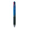 Stylo Bille 4 Couleurs Publicitaire En Plastique Recyclé Bleu FEED GP4
