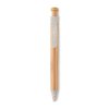 Stylo Bille En Paille De Blé Et Bambou Promotionnel Beige TOYAMA