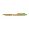 Stylo Bille Personnalisable En Paille De Blé Et Bambou Vert BAMBLY
