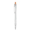 Stylo Bille Publicitaire En Bouteilles Plastiques Recyclées Orange RPET PEN Stylo Bille Publicitaire En Bouteilles Plastiques Recyclées Orange RPET PEN