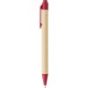 Stylo Bille Publicitaire En Carton Recyclé Et Bioplastique Rouge BERK Stylo Bille Publicitaire En Carton Recyclé Et Bioplastique Rouge BERK