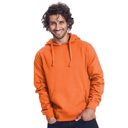 Sweatshirt Publicitaire Homme à Capuche En Coton Biologique Orange HOODIE MEN