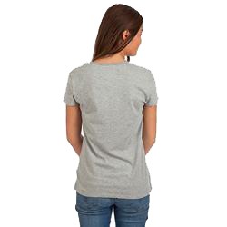 T Shirt Publicitaire Femme Ajusté En Coton Biologique Manches Courtes Dos FITTED LADIES