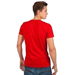 T Shirt Publicitaire Homme Ajusté En Coton Biologique Manches Courtes Dos FITTED MEN