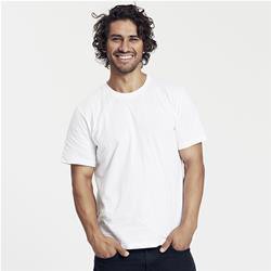 T Shirt Publicitaire Homme Classic En Coton Biologique Blanc NORMAL MEN