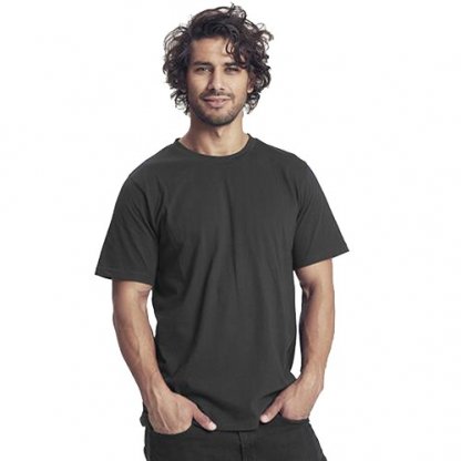 T Shirt Unisexe Publicitaire En Coton Biologique Noir UNISEX REGULAR