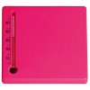 Thermomètre Carré Publicitaire En Polystyrène Rose Thermomètre Carré Publicitaire En Polystyrène Rose