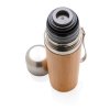 Thermos Réutilisable Personnalisable En Bambou Et Inox 400ml DURINOX Thermos Réutilisable Personnalisable En Bambou Et Inox 400ml DURINOX