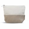 Trousse De Voyage Ou Cosmétique Personnalisable En Coton Biologique Et Jute Naturel TODAY