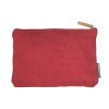 Trousse De Voyage Ou Cosmétique Publicitaire En Jute Lavée Rouge ANYDAYS