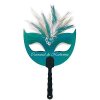 Éventail Avec Poignée Publicitaire En Polypropylène Ou PVC à Votre Forme Masque