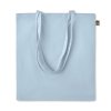 Sac Shopping En Coton Biologique 140g 38x42cm ZIMDE Bleu Clair