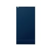 Serviette En Coton Biologique 100x50mm TERRY Bleu Marine à Plat