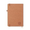 Carnet A5 En PU Recyclé BAOBAB Dos Marron