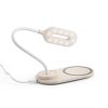 Lampe LED Et Chargeur Induction En ABS Et Fibre De Paille De Blé OZZEL LED