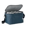 Sac Isotherme En PET Recyclé 25x15,5x14,5cm CUBA Bleu Ouvert