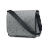 Sac Messager En Feutre PET Recyclé 36x27x8cm BAGLO Gris