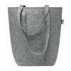 Sac Shopping En Feutre PET Recyclé 40x42x15cm TASLO Plein