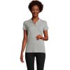 Polo Femme En Coton Bio 170g PLANET WOMEN Gris Chiné Polo Femme En Coton Bio 170g PLANET WOMEN Gris Chiné