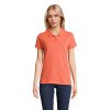 Polo Femme En Coton Bio 170g PLANET WOMEN Pop Orange Polo Femme En Coton Bio 170g PLANET WOMEN Pop Orange