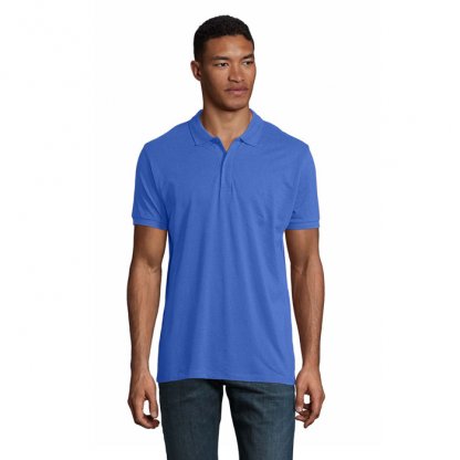 Polo Homme En Coton Bio 170g PLANET MEN Royal