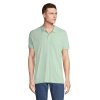 Polo Homme En Coton Bio 170g PLANET MEN Vert Glace