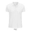 Polo Homme En Coton Biologique 170g PLANET MEN Blanc