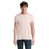 T Shirt Homme En Coton Bio 150g CRUSADER MEN T Shirt Rose Chiné De Face