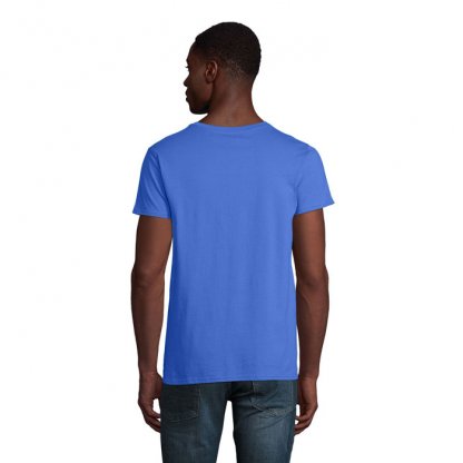 T Shirt Homme En Coton Bio 175g PIONEER MEN Bleu Royal De Dos