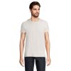 T Shirt Homme En Coton Bio 175g PIONEER MEN écru De Face T Shirt Homme En Coton Bio 175g PIONEER MEN écru De Face