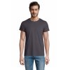 T Shirt Homme En Coton Bio 175g PIONEER MEN Gris Souris De Face T Shirt Homme En Coton Bio 175g PIONEER MEN Gris Souris De Face