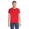 T Shirt Homme En Coton Bio 175g PIONEER MEN Rouge Vif De Face T Shirt Homme En Coton Bio 175g PIONEER MEN Rouge Vif De Face
